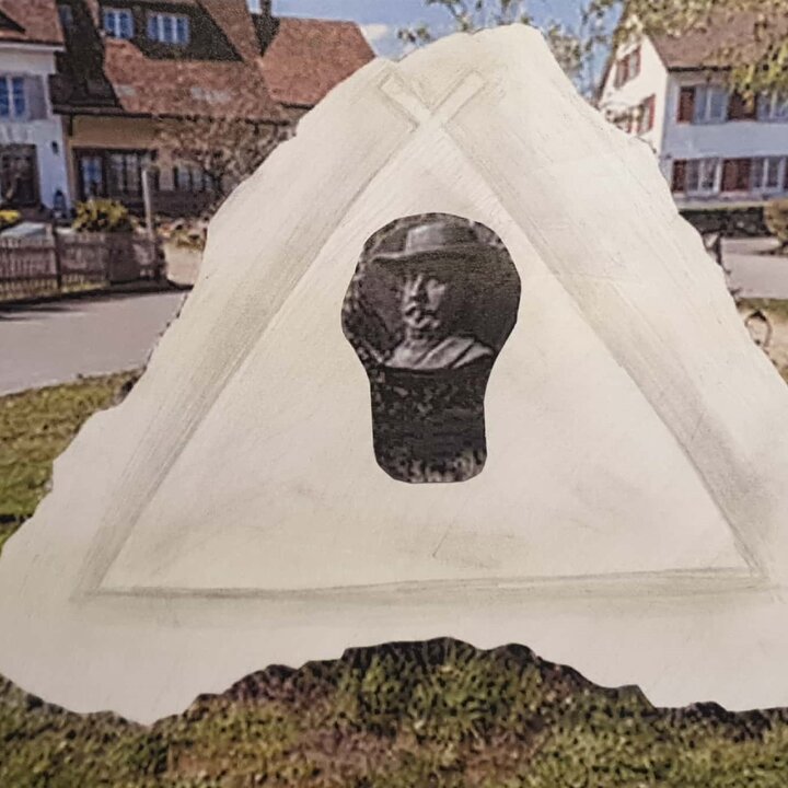 Umgestaltung des Denkmals von Johann August Sutter